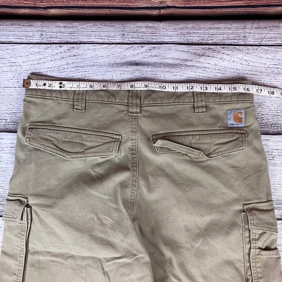 Carhartt Relaxed Fit Beige Cargo Shorts - Picture 6 of 8
